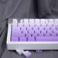 Gradient Purple Top / Side Legends 104+21 Full PBT Dye Sublimation Keycaps Set for Cherry MX Mechanical Gaming Keyboard